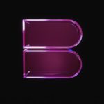 B logo